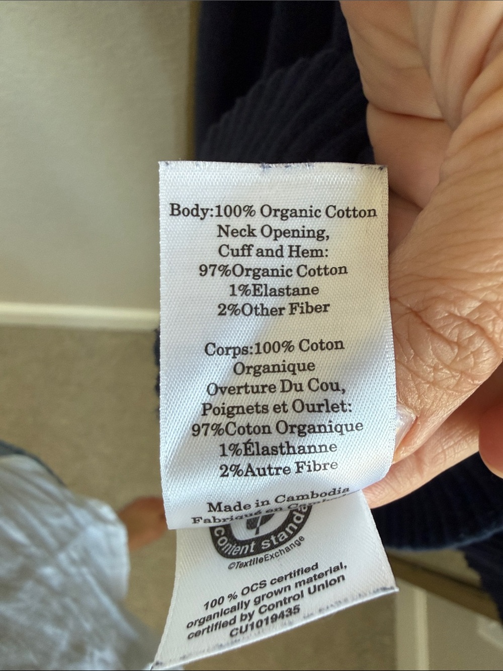 Everlane Navy Ribbed Crewneck Sweater - Picture 5 of 5
